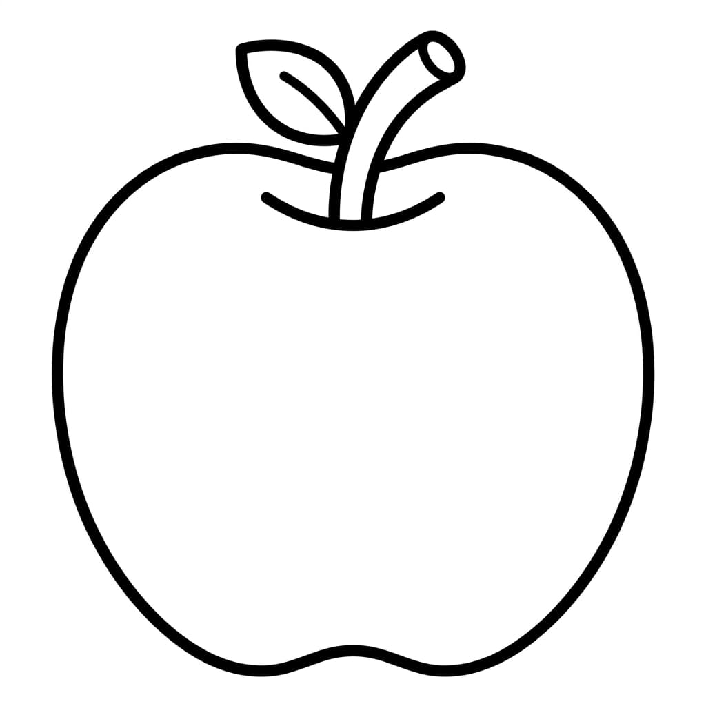 Faits et Coloriages Gratuits sur les Pommes pour Enfants - PDF - Preview Page 1