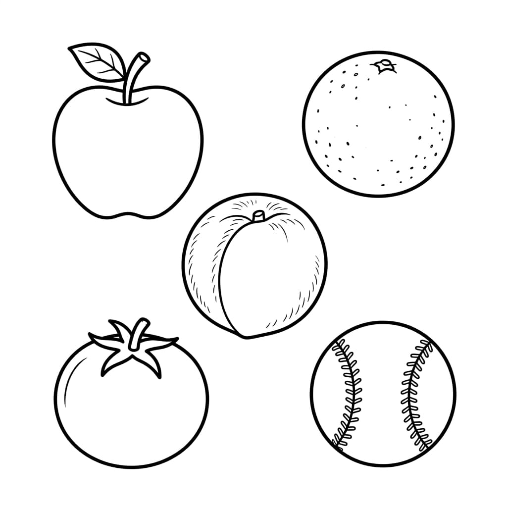Faits et Coloriages Gratuits sur les Pommes pour Enfants - PDF - Preview Page 3