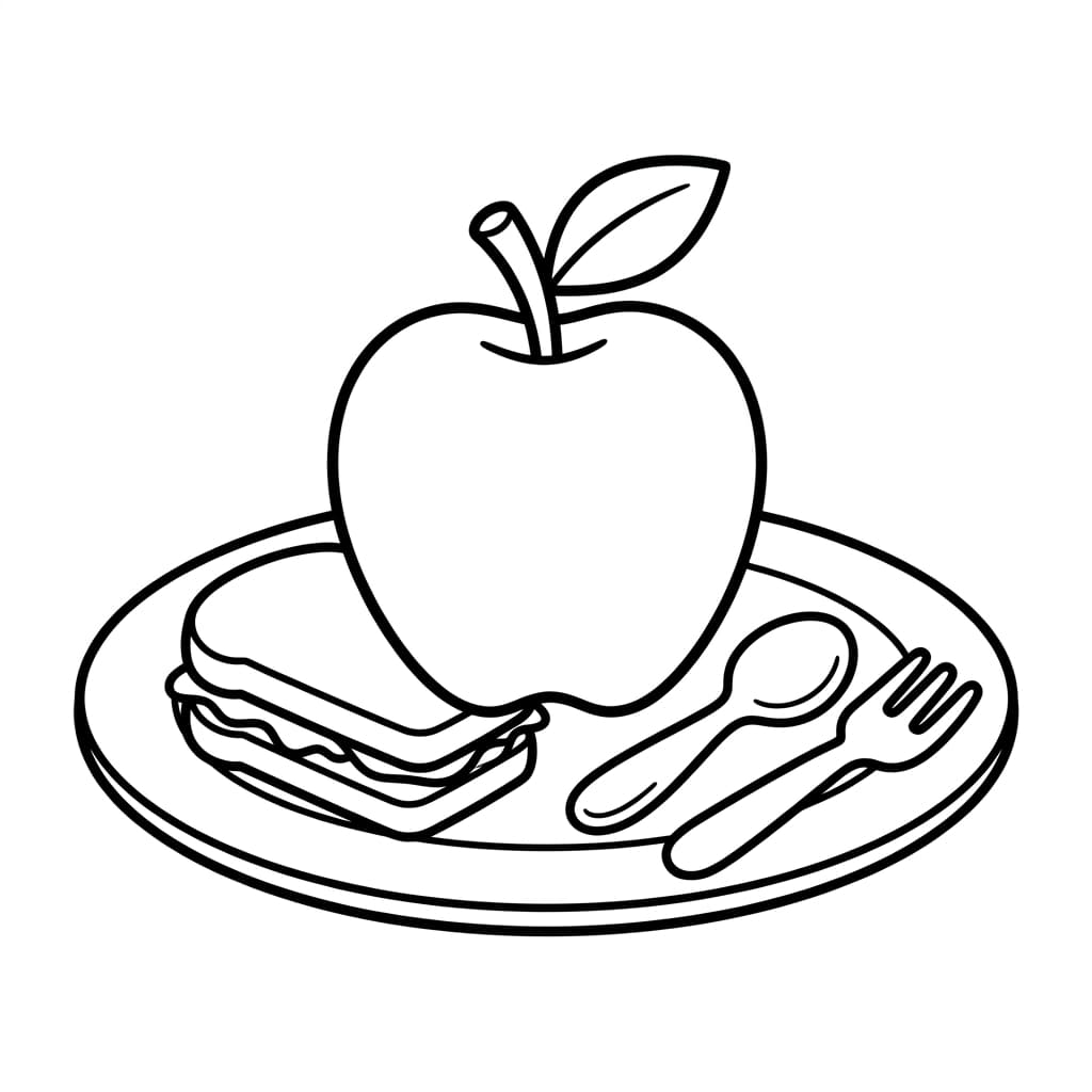 Faits et Coloriages Gratuits sur les Pommes pour Enfants - PDF - Preview Page 5