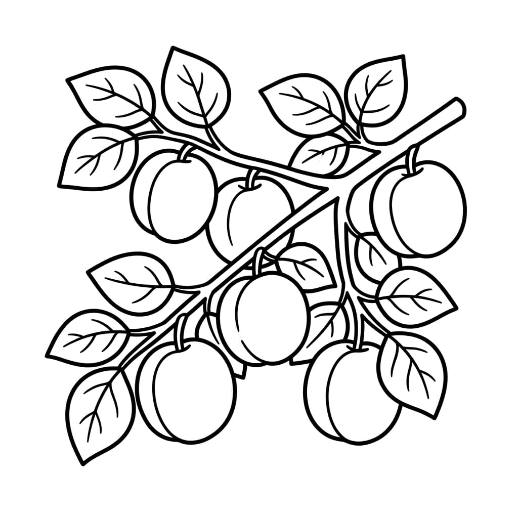 Faits sur l'abricot et coloriages pour enfants - Preview Page 2