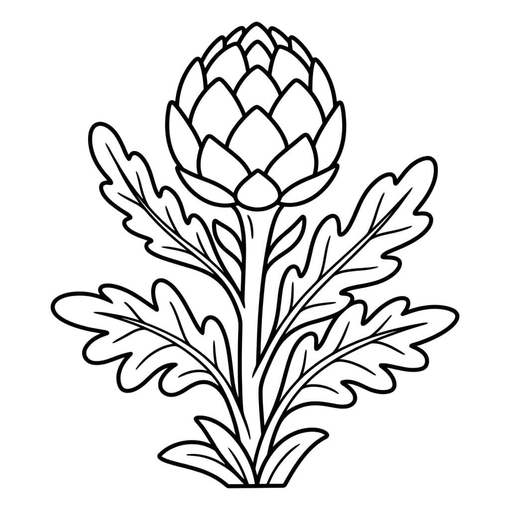 Faits sur l'artichaut et coloriages pour enfants - Preview Page 2