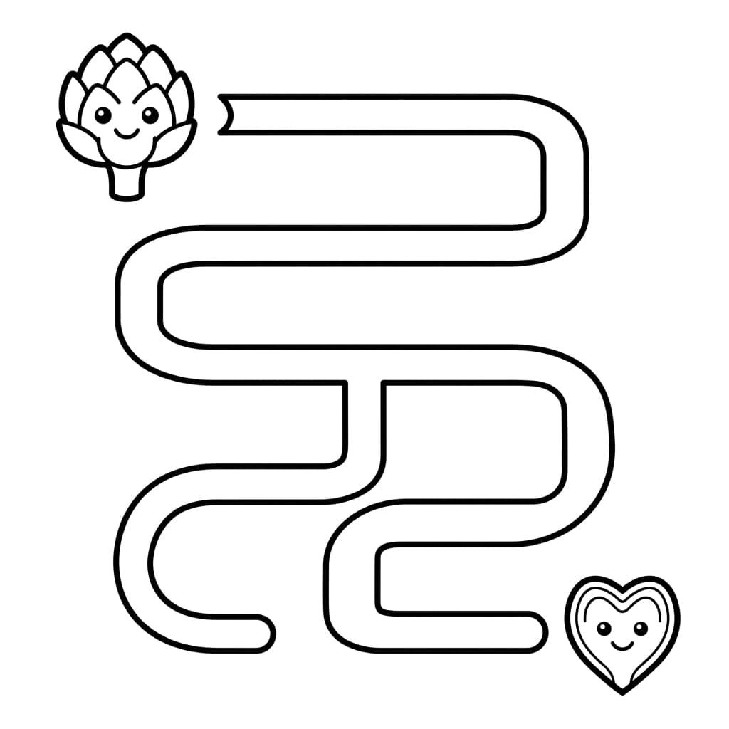 Faits sur l'artichaut et coloriages pour enfants - Preview Page 4