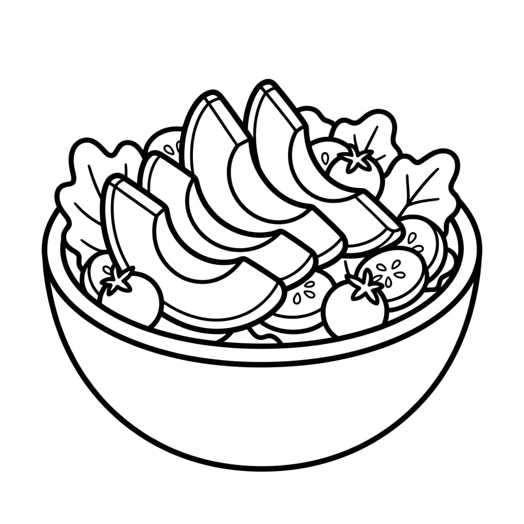 Free Avocado Facts and Coloring Pages for Kids - Preview Page 5