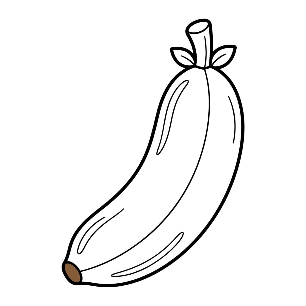 Free Banana Facts and Coloring Pages for Kids - Printable PDF - Preview Page 1