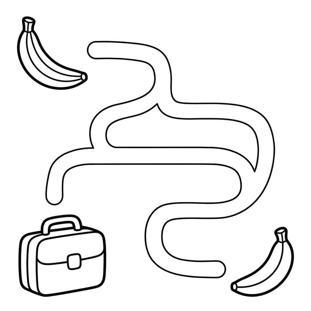 Free Banana Facts and Coloring Pages for Kids - Printable PDF - Preview Page 4