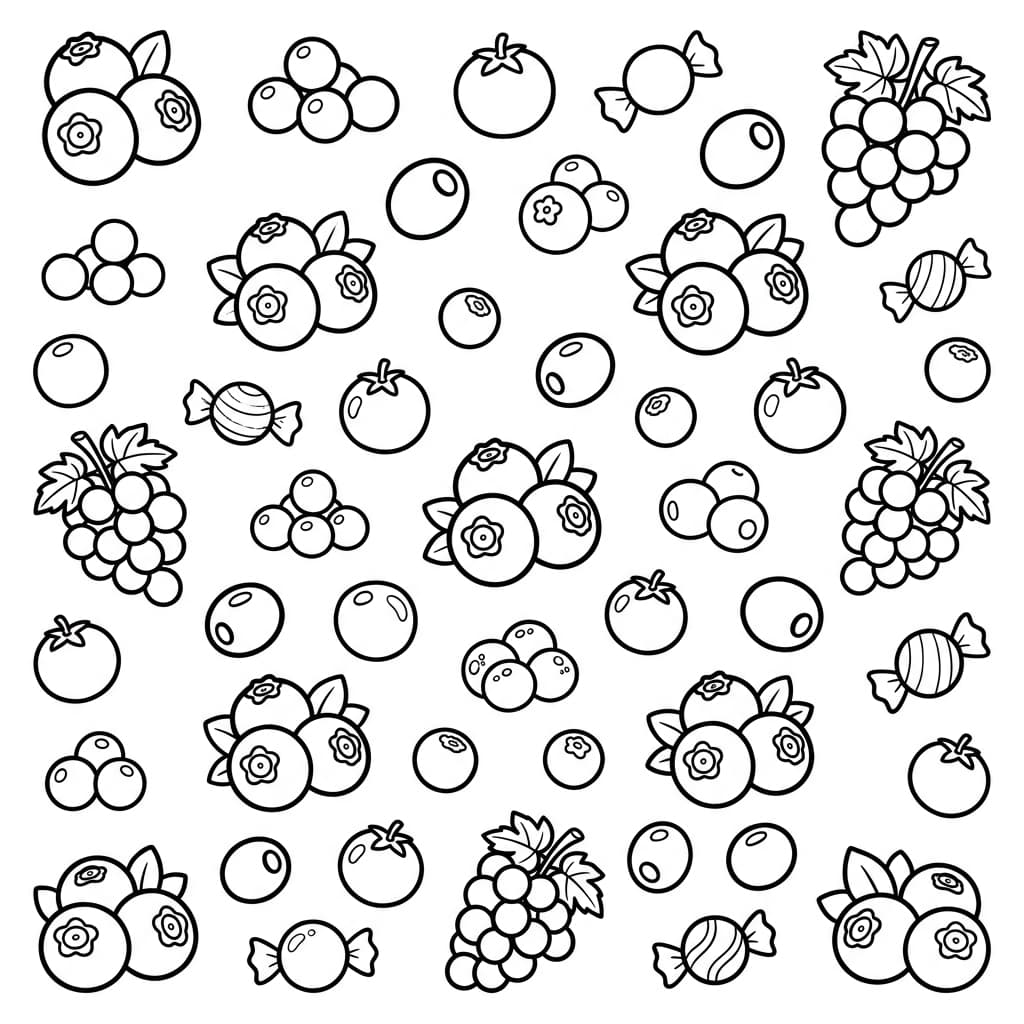Free Blueberry Facts and Coloring Pages for Kids - Printable PDF - Preview Page 3