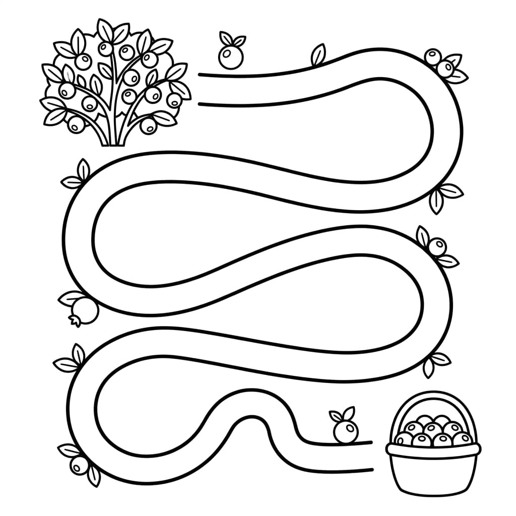 Free Blueberry Facts and Coloring Pages for Kids - Printable PDF - Preview Page 4