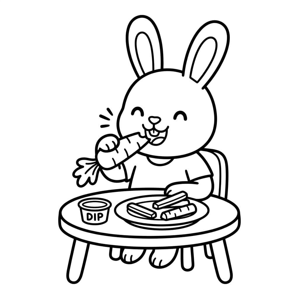 Free Carrot Facts and Coloring Pages for Kids - Printable PDF - Preview Page 5