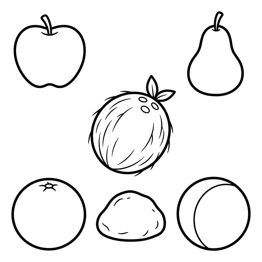Free Coconut Facts and Coloring Pages for Kids - Printable PDF - Preview Page 3