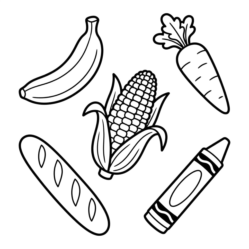 Free Corn Facts and Coloring Pages for Kids - Printable PDF - Preview Page 3