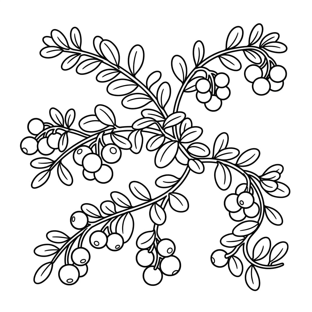 Faits sur la canneberge et coloriages pour enfants - Preview Page 2