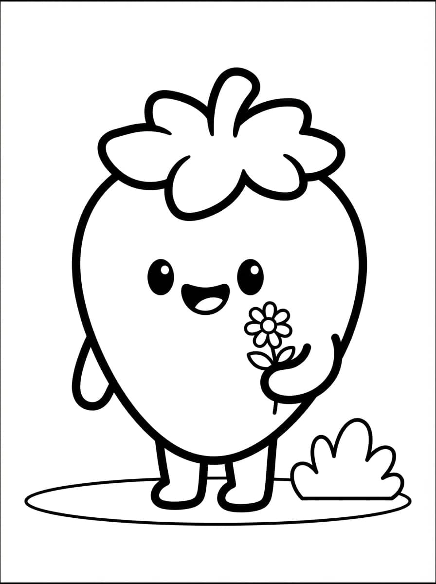 Free Cute Food Coloring Pages: Picky Eater Printables - Preview Page 2