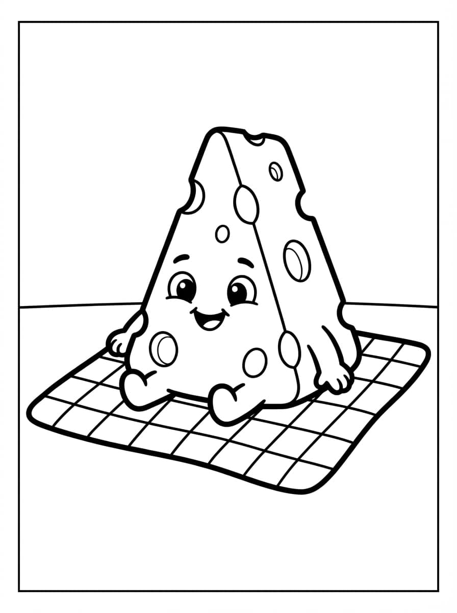 Free Cute Food Coloring Pages: Picky Eater Printables - Preview Page 4