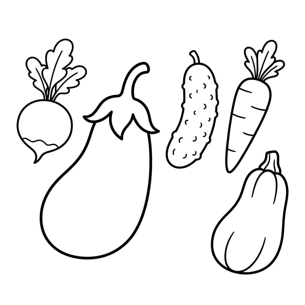 Faits sur l'aubergine et coloriages pour enfants - Preview Page 3