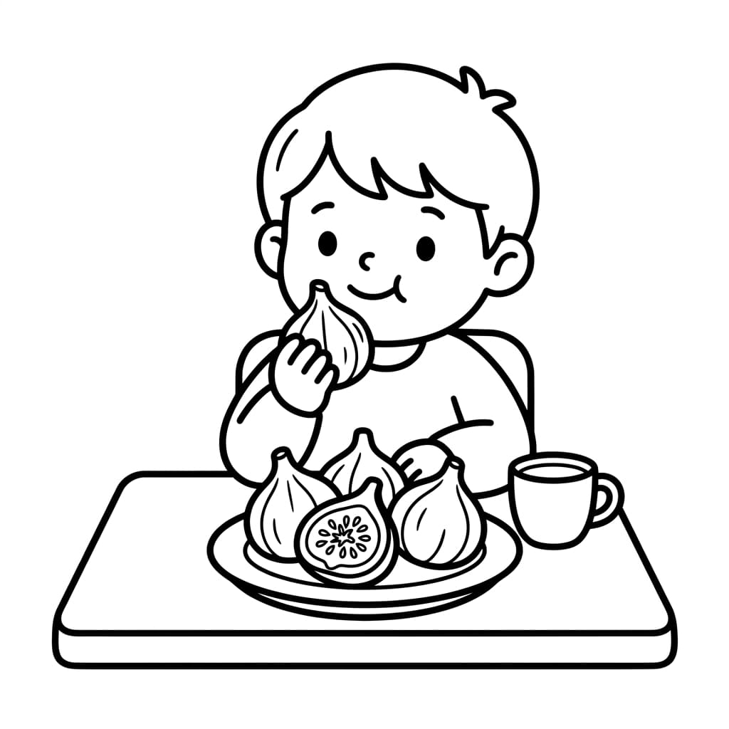 Free Fig Facts and Coloring Pages for Kids - Printable PDF - Preview Page 5