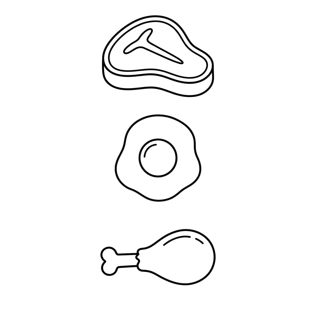 Free Printable Food Worksheet for Kids: Build a Balanced Plate - Preview Page 4