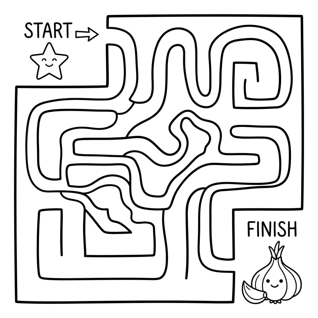 Free Garlic Facts and Coloring Pages for Kids - Printable PDF - Preview Page 4