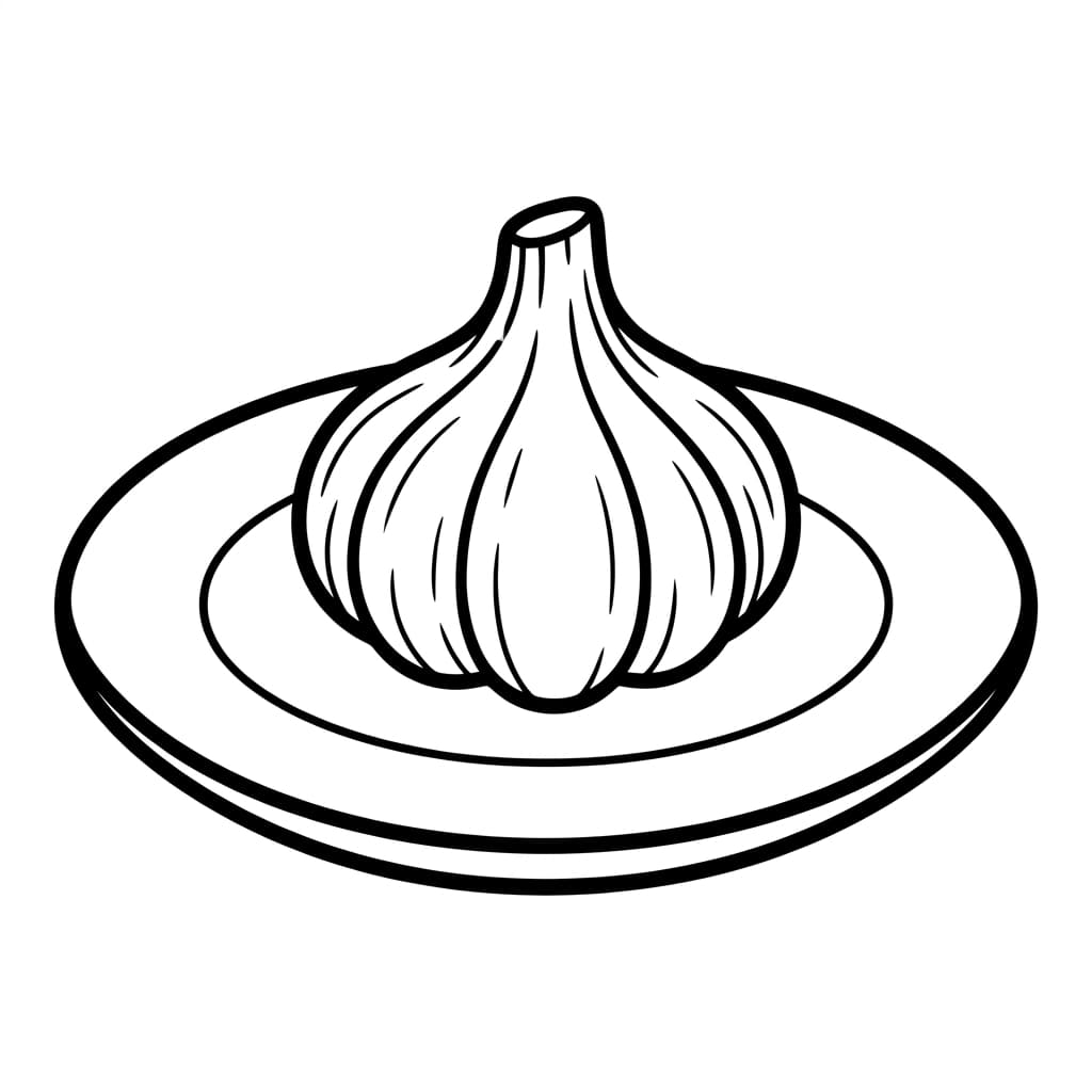Free Garlic Facts and Coloring Pages for Kids - Printable PDF - Preview Page 5
