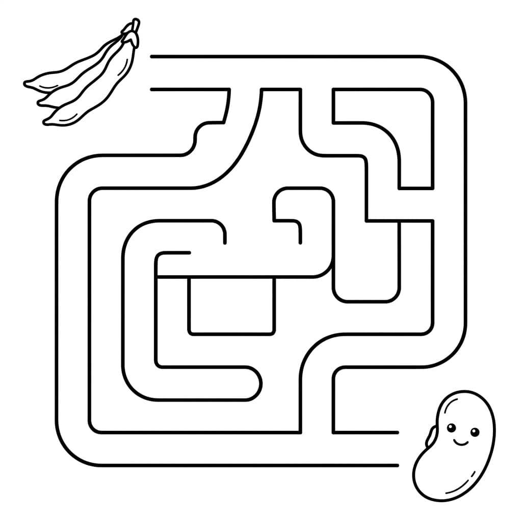 Faits sur le haricot vert et coloriages pour enfants - Preview Page 4