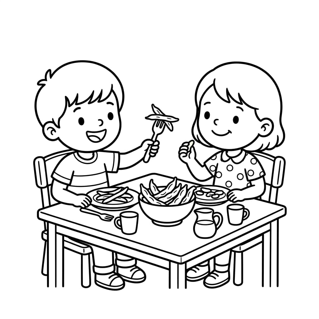 Faits sur le haricot vert et coloriages pour enfants - Preview Page 5
