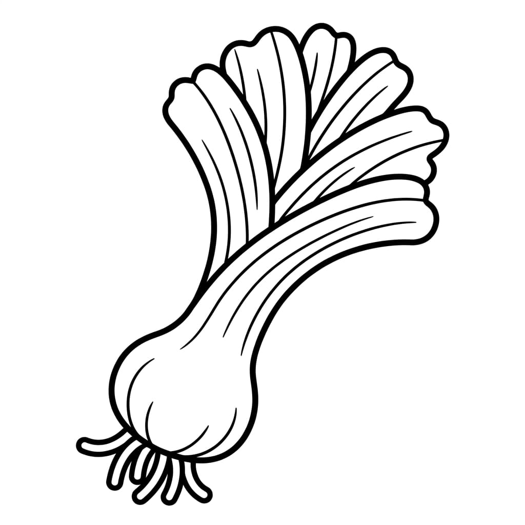 Poireau : Faits et coloriages gratuits pour les enfants - Preview Page 1
