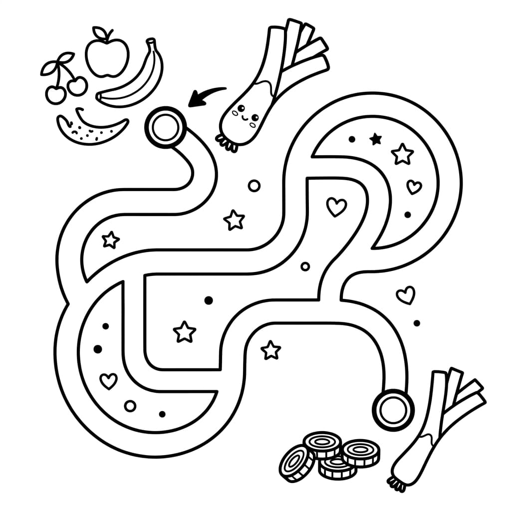 Poireau : Faits et coloriages gratuits pour les enfants - Preview Page 4
