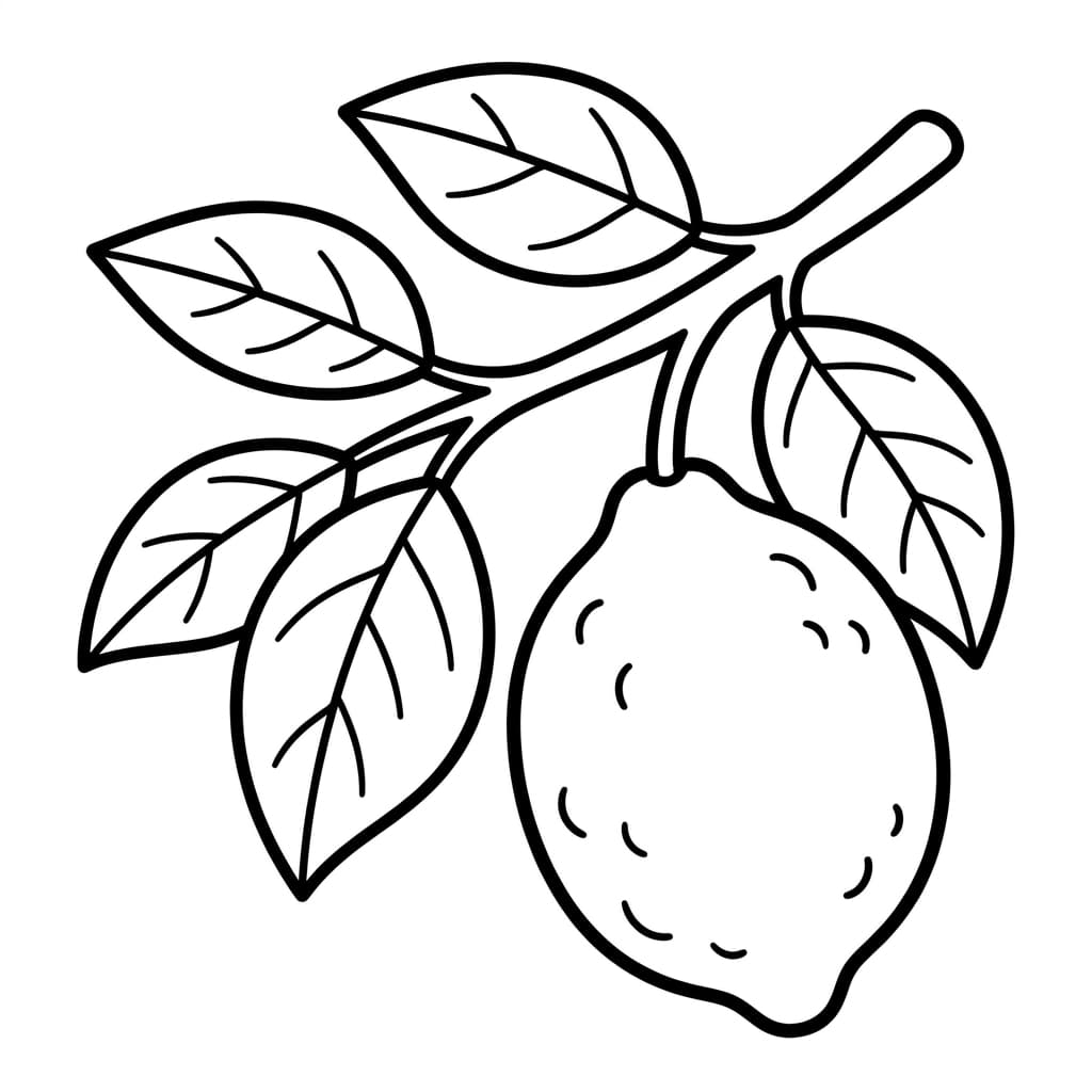Free Lemon Facts and Coloring Pages for Kids - Printable PDF - Preview Page 2