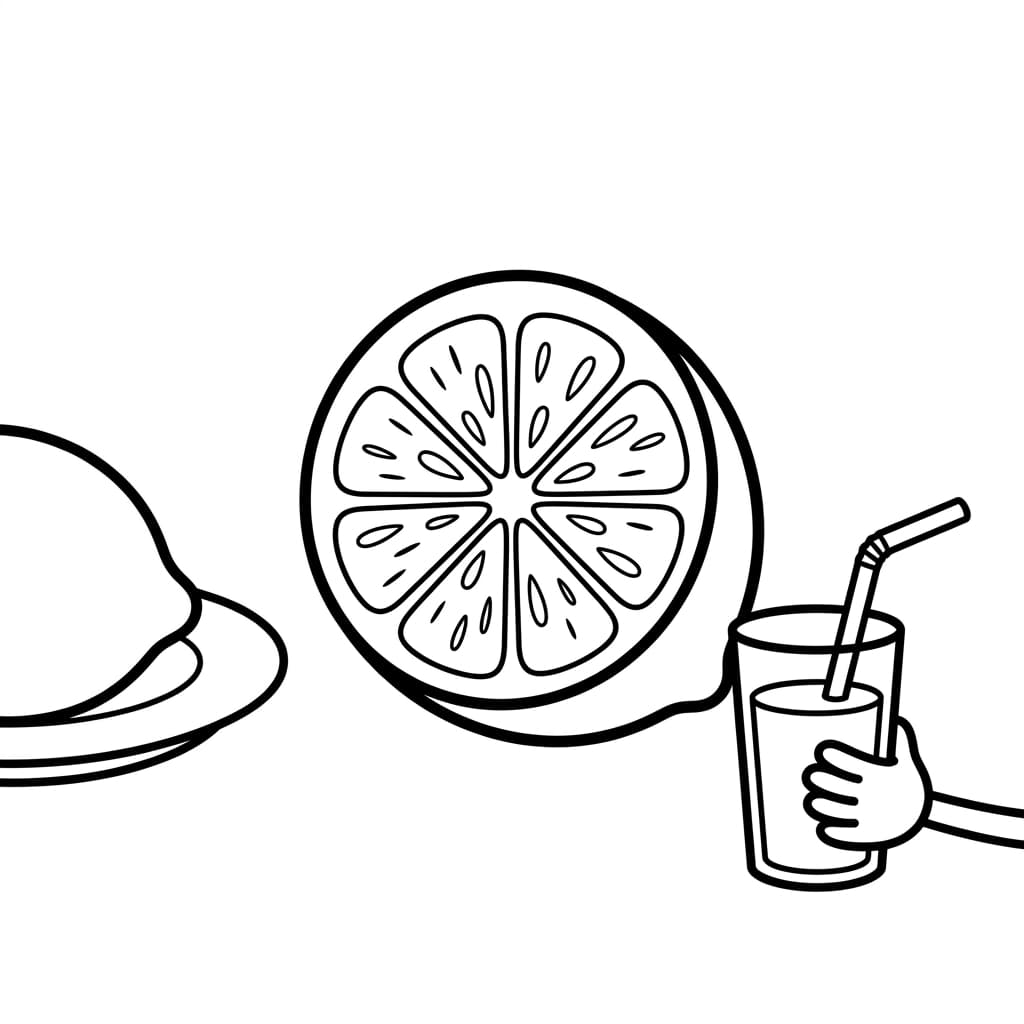 Free Lemon Facts and Coloring Pages for Kids - Printable PDF - Preview Page 5