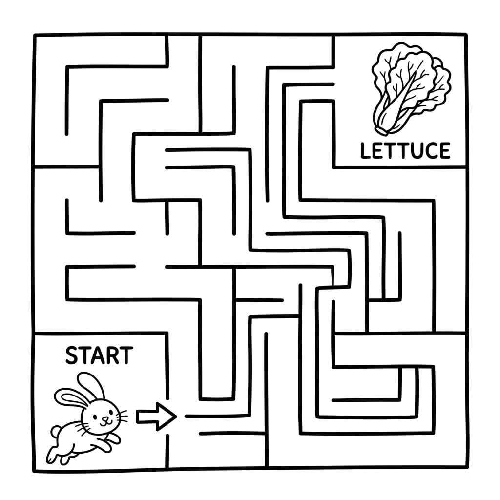 Free Lettuce Facts and Coloring Pages for Kids - Printable PDF - Preview Page 4