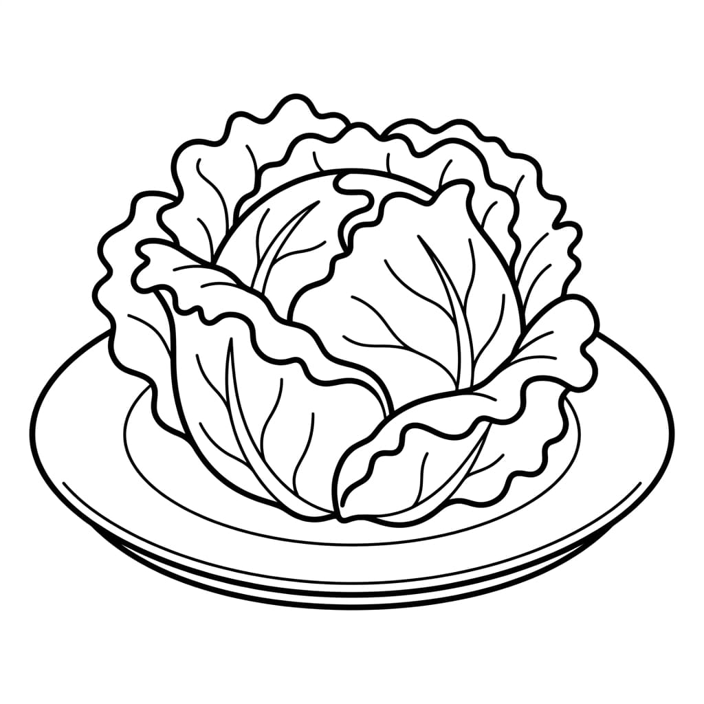 Free Lettuce Facts and Coloring Pages for Kids - Printable PDF - Preview Page 5