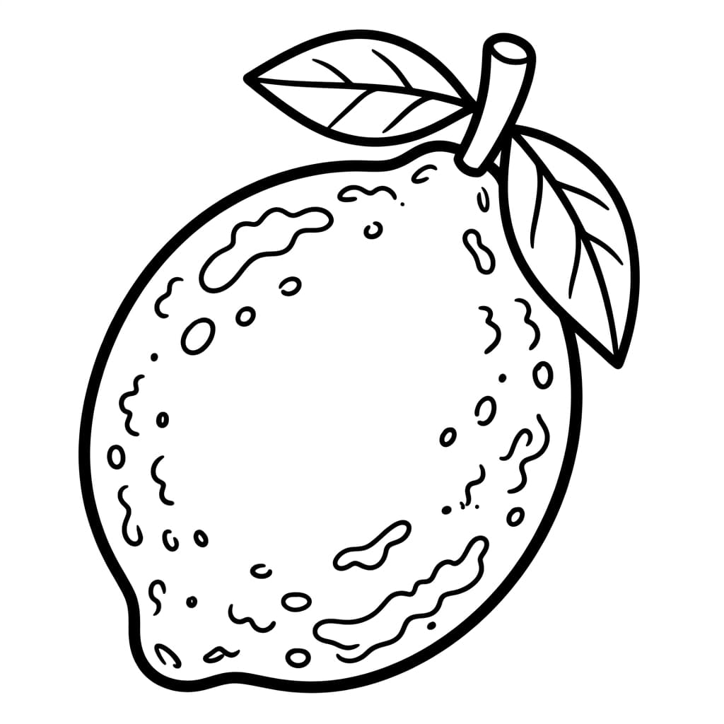 Free Lime Facts and Coloring Pages for Kids - Printable PDF - Preview Page 1