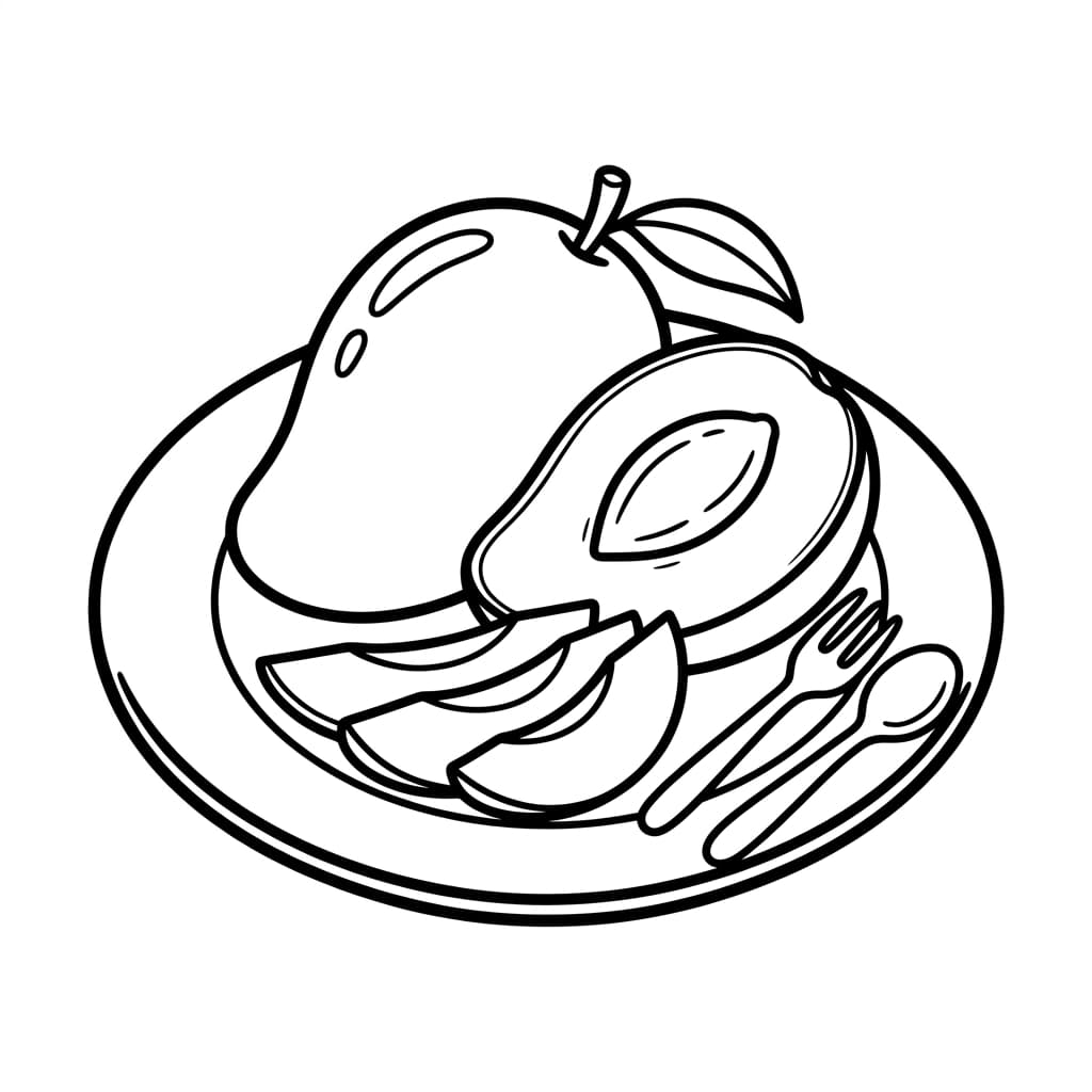 Free Mango Facts and Coloring Pages for Kids - Printable PDF - Preview Page 5