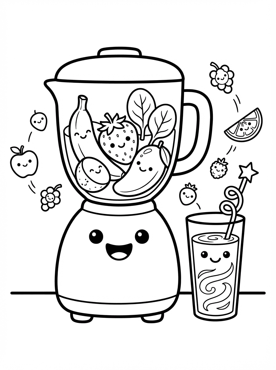 Free Nutrition Coloring Sheets for Kids - Printable Pack - Preview Page 3