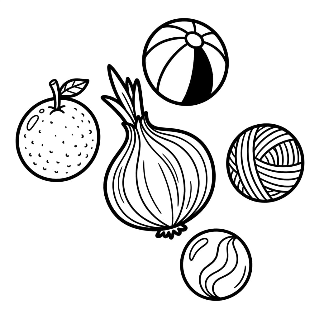 Free Onion Facts and Coloring Pages for Kids - Printable PDF - Preview Page 3