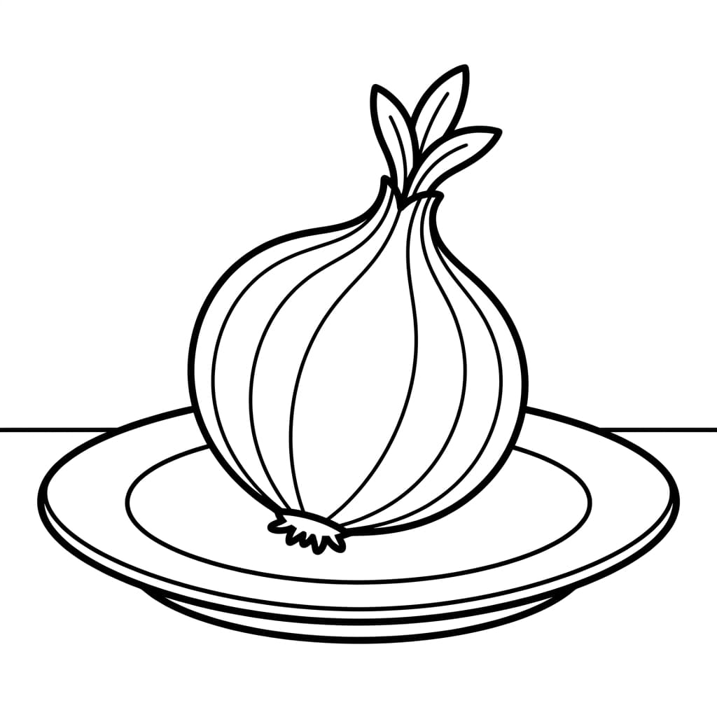 Free Onion Facts and Coloring Pages for Kids - Printable PDF - Preview Page 5