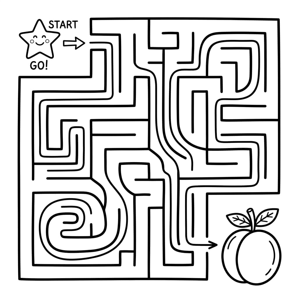 Free Plum Facts and Coloring Pages for Kids - Printable PDF - Preview Page 4