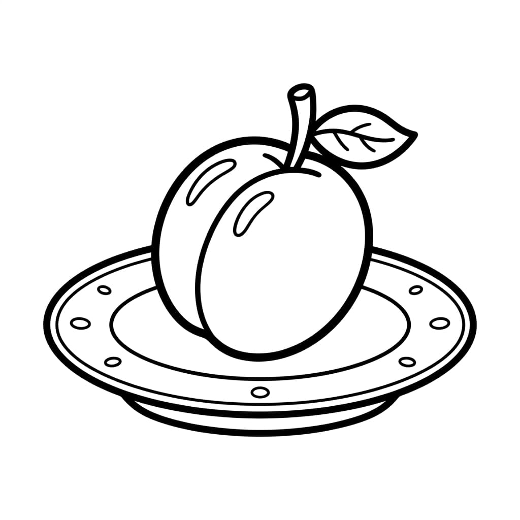 Free Plum Facts and Coloring Pages for Kids - Printable PDF - Preview Page 5