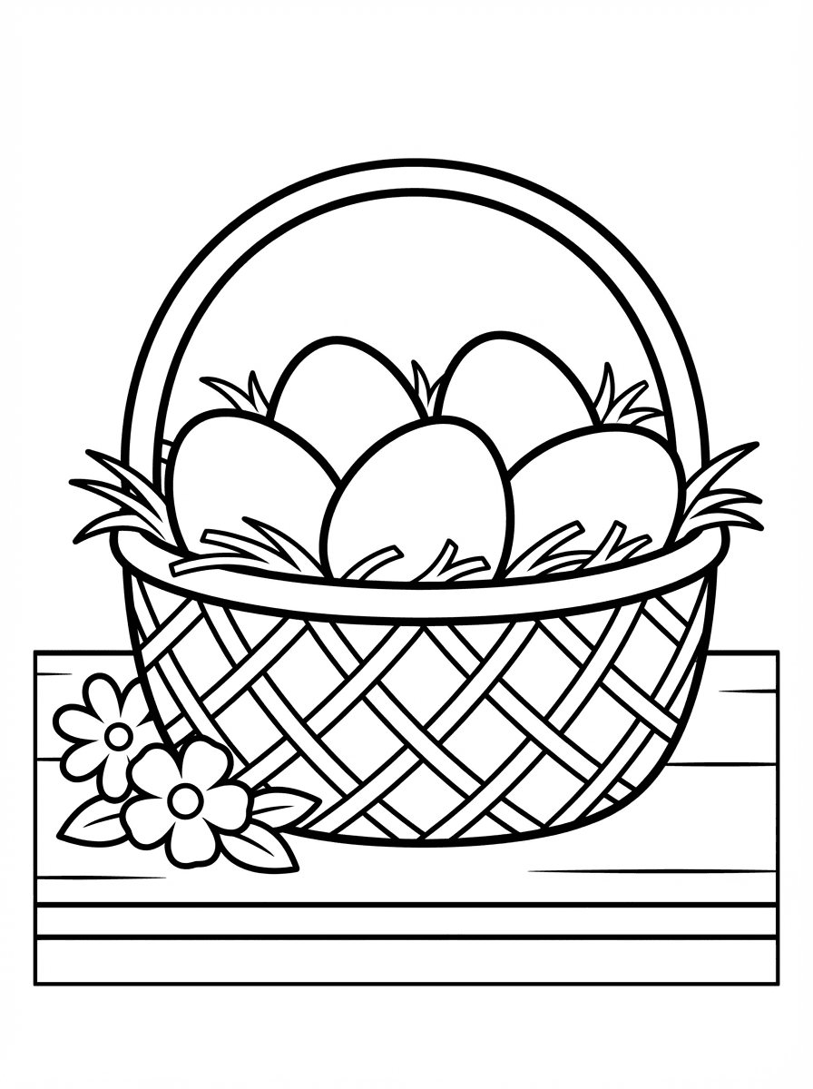 Printable Pictures of Food to Color: Free Sheets for Kids - Preview Page 1