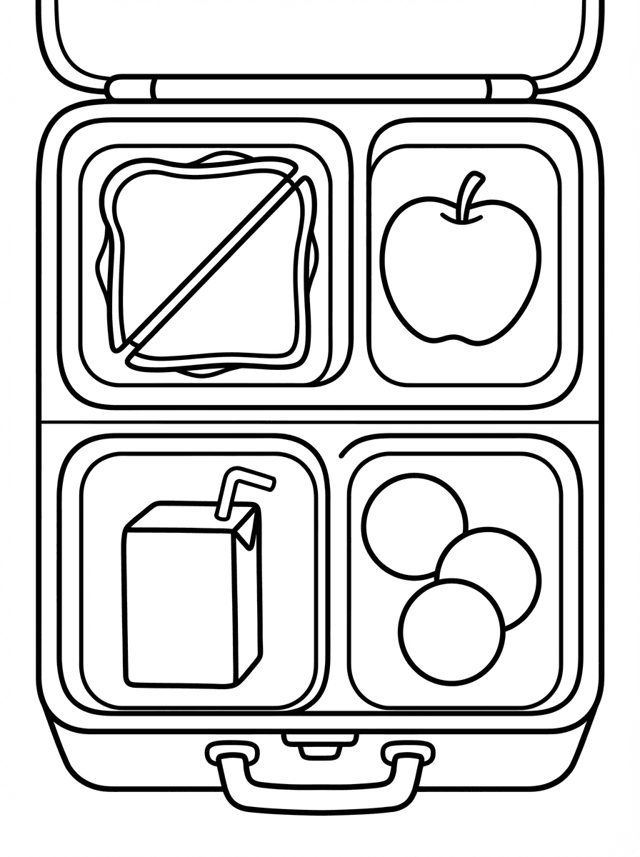 Printable Pictures of Food to Color: Free Sheets for Kids - Preview Page 5