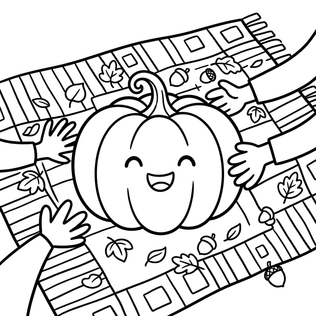 Free Pumpkin Facts and Coloring Pages for Kids - Printable PDF - Preview Page 5