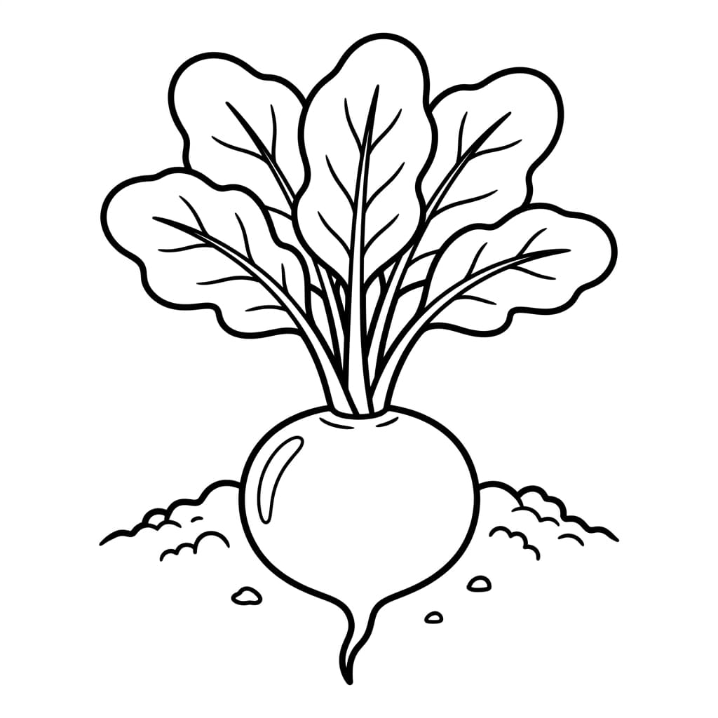 Free Radish Facts and Coloring Pages for Kids - Printable PDF - Preview Page 2