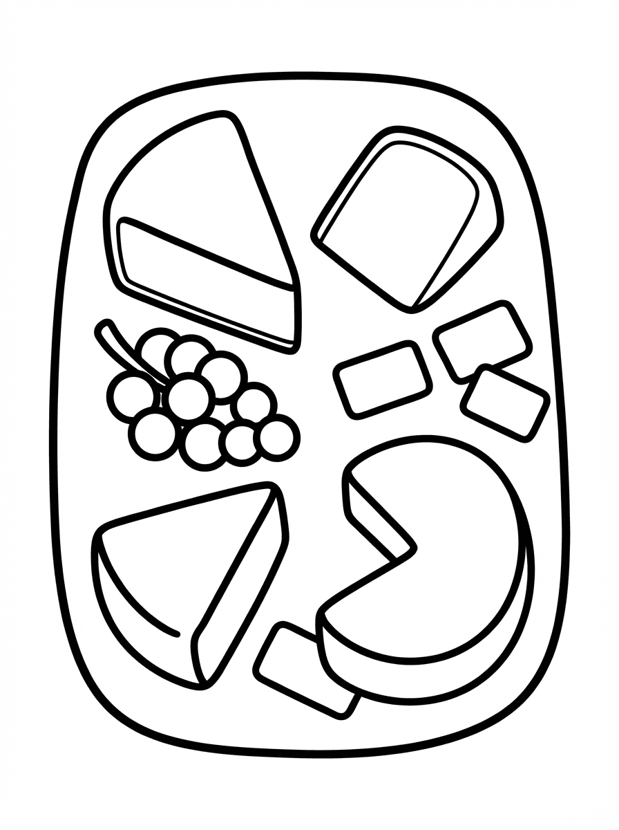 Snack Coloring Pages: Free Printable Sheets for Kids - Preview Page 2