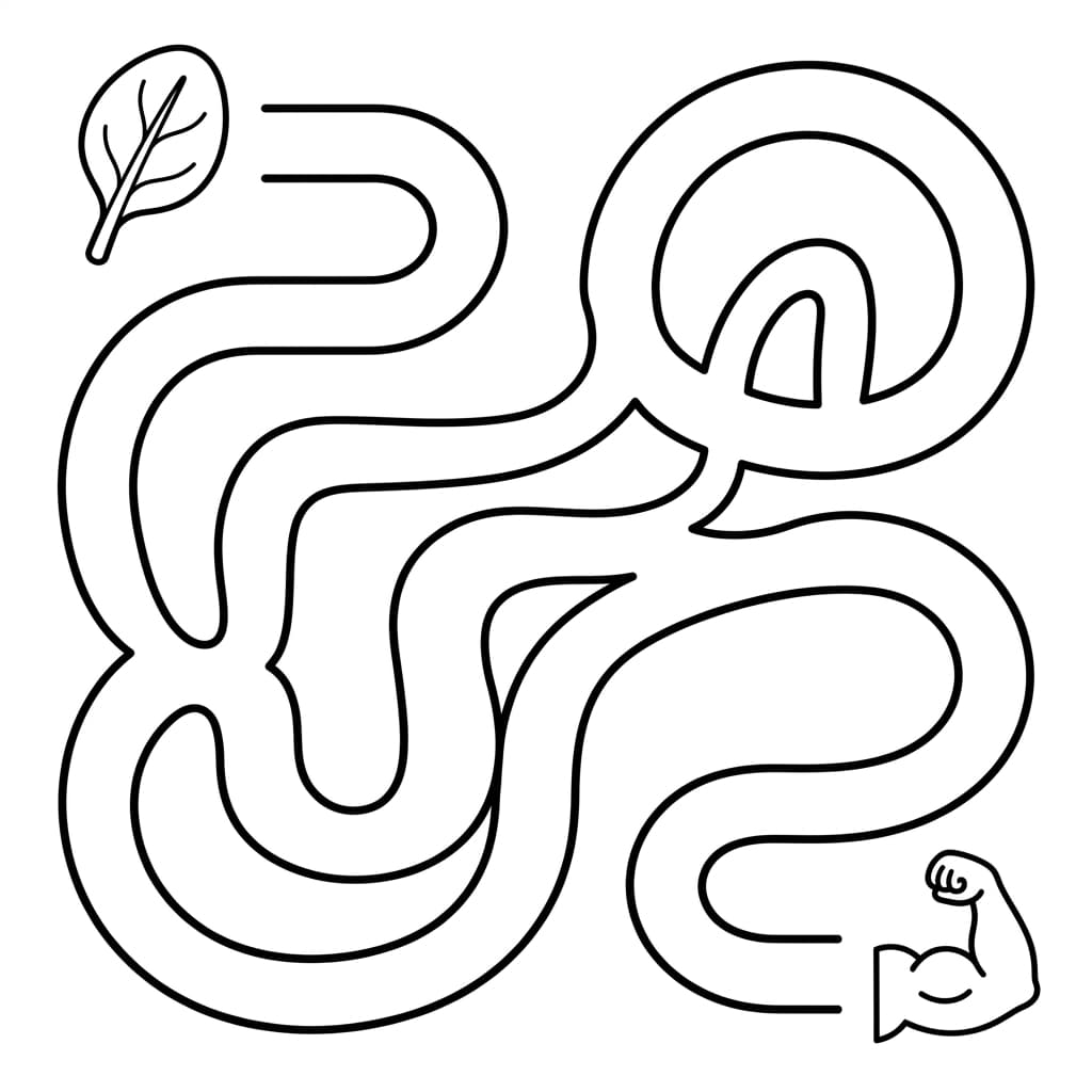 Free Spinach Facts and Coloring Pages for Kids - Printable PDF - Preview Page 4
