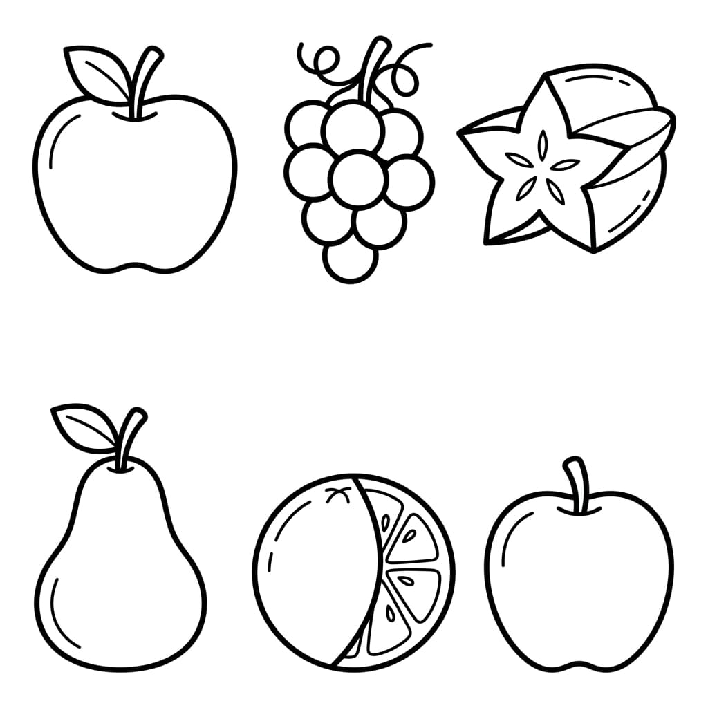 Free Star Fruit Facts and Coloring Pages for Kids - Preview Page 3