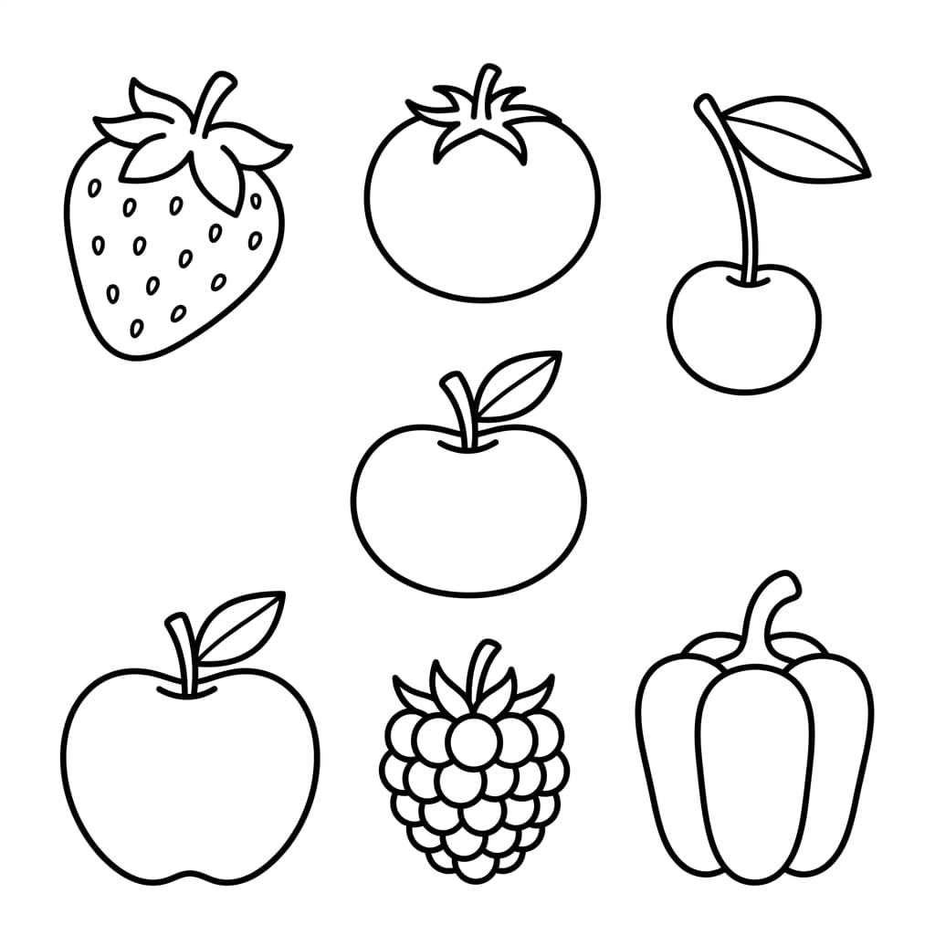 Free Strawberry Facts and Coloring Pages for Kids - Printable PDF - Preview Page 3