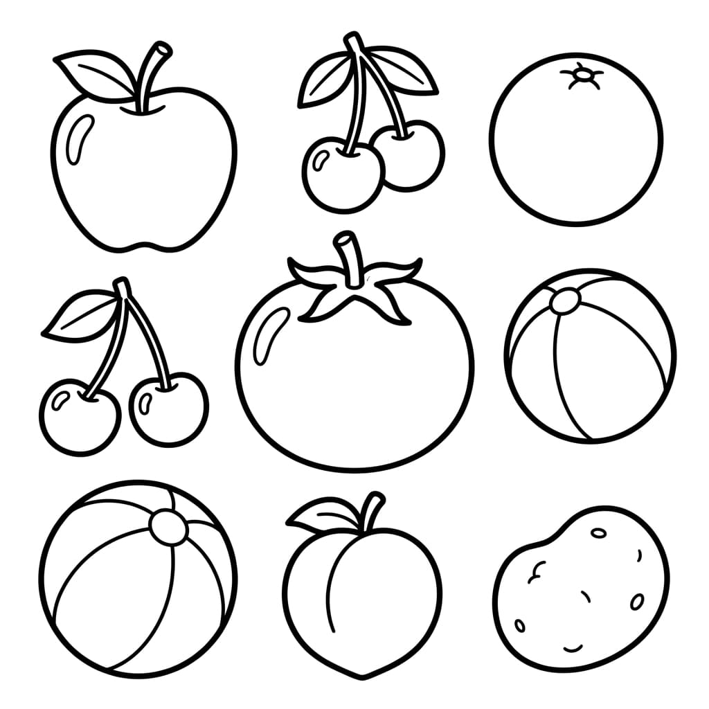 Free Tomato Facts and Coloring Pages for Kids - Printable PDF - Preview Page 3