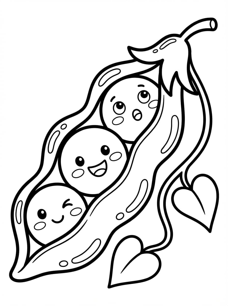 Vegetables Coloring Pages: Growing an Inner Garden with Every Crayon - Preview Page 4