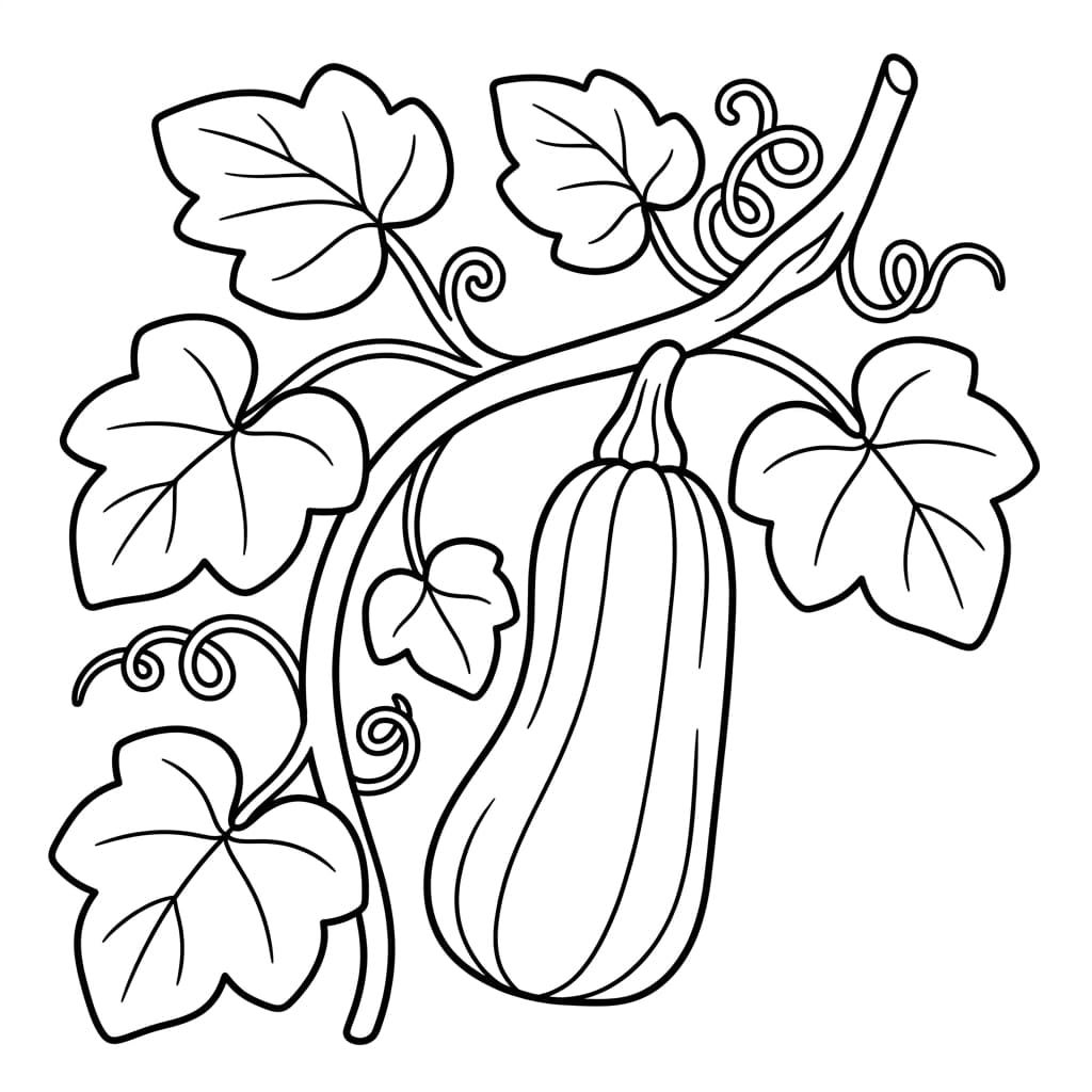 Free Zucchini Facts and Coloring Pages for Kids - Printable PDF - Preview Page 2