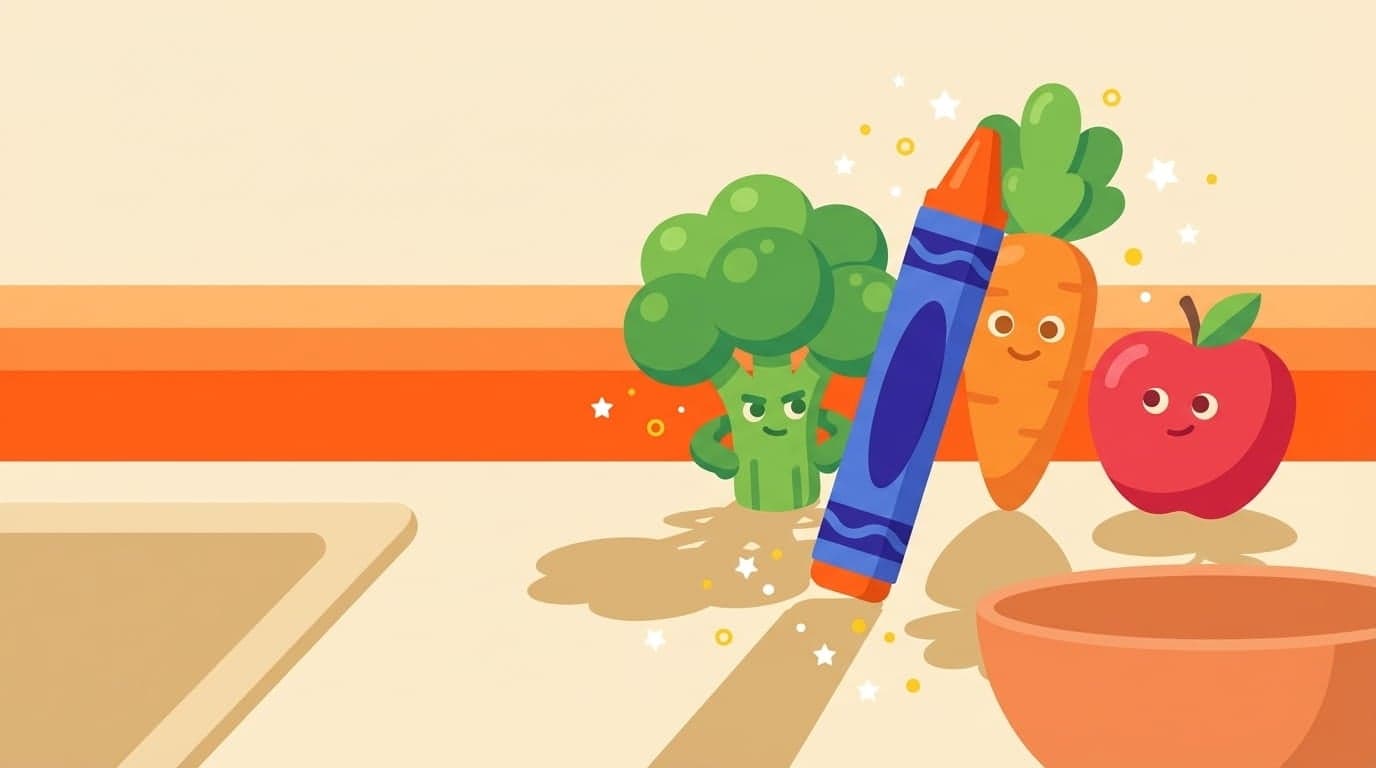 Food Coloring Pages for Kids: Fun Kitchen Missions for Brave Eaters