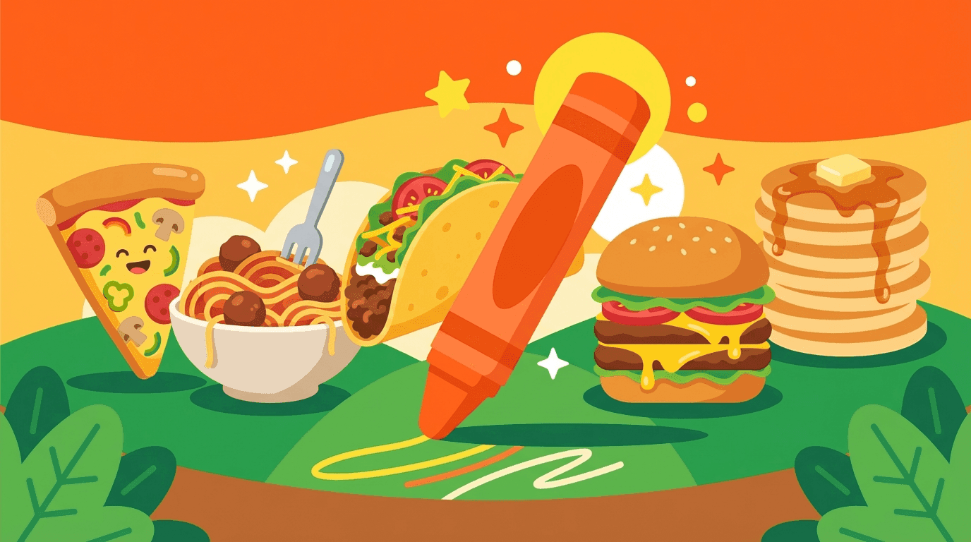 Free Printable Food Coloring Pages - Kids Favorite Meals